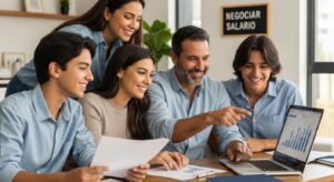 familia negociar salario